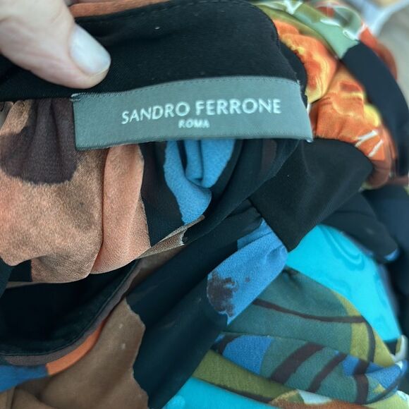 Sandro Ferrone wide leg, high neck jumpsuit - Picture 6 of 7